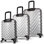 Zoozie Bags Juego de maletas de 3 piezas Gris